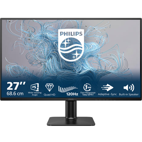 Monitor Philips 27e2n2500 00 27 (czarny, HDMI, Display Port, 120 Hz)