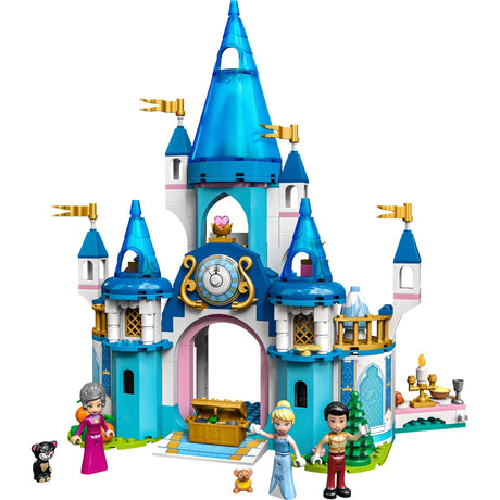 Lego Disney Princess - Zamek Kopciuszka i zabawka konstrukcyjna przystojnego księcia (43206)