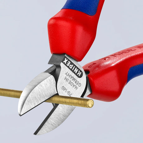 Szczypce tnące boczne Knipex 70 02 140 szczypce tnące (czerwony niebieski)