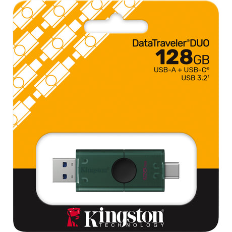 Kingston Data Traveller Duo 128 GB pamięć USB (zielony czarny, dtdeg2 128 GB)