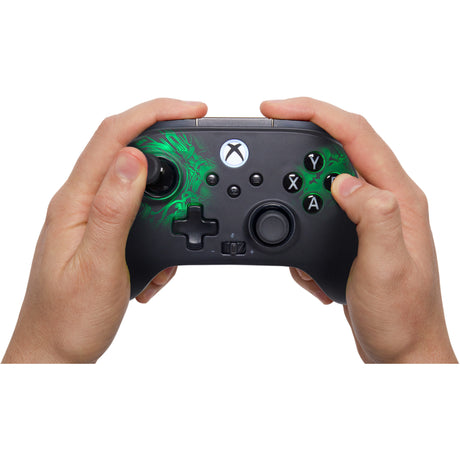 Kontroler bezprzewodowy Powera Fusion Pro do Xbox Series X|S z Lumectrą (czarny, RGB, Xbox Series X|S, Xbox One, PC)