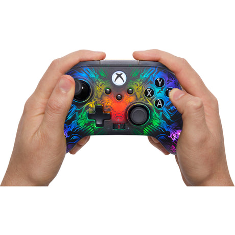 Kontroler bezprzewodowy Powera Fusion Pro do Xbox Series X|S z Lumectrą (czarny, RGB, Xbox Series X|S, Xbox One, PC)