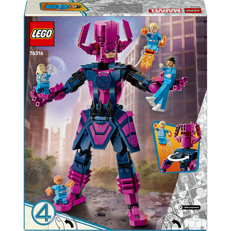 LEGO Super Heroes Marvel 76316 Fantastyczna figurka konstrukcyjna Czwórka kontra Galaktus