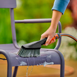 Zestaw do czyszczenia Gardena cleansystem ze szczoteczką ręczną, miękką szczoteczką do mycia w sztyftach mydlanych (szary, 18860-20)