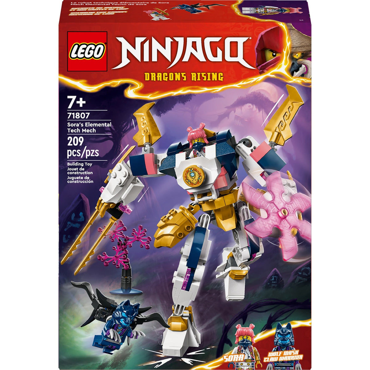 Lego Ninjago — zabawka konstrukcyjna Mecha Elemental Tech Sory (71807)