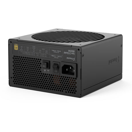 Modułowy zasilacz Fractal Design ion gold 3 o mocy 850 W (czarny, 1x 12v-2x6, 3x pcie)