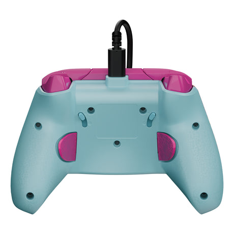 Zaawansowany przewodowy kontroler Turtle Beach PDP Rematch Glow (Android Dreams, Xbox Series X|S, Xbox One, PC)