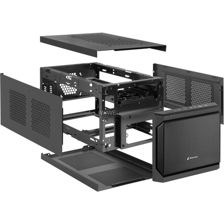 Obudowa Sharkoon qb one mini tower (czarna | 4x usb-a)