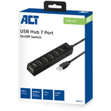 Koncentrator USB Act ac6215 czarny