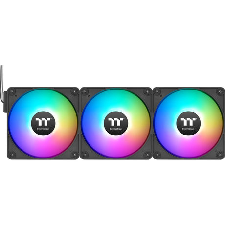 Wentylator chłodzący do komputera PC Thermaltake CT120 EX Reverse ARGB Sync (zestaw 3 wentylatorów) Wentylatory do obudowy (czarny, 3 sztuki, 120 x 120 x 25 mm, PWM)