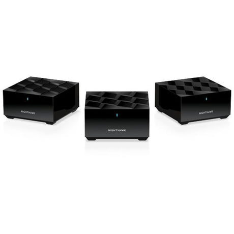 Netgear Nighthawk mk73s mesh wifi 6 3-pakowy router siatkowy (czarny, 1x router, 2x satelity)
