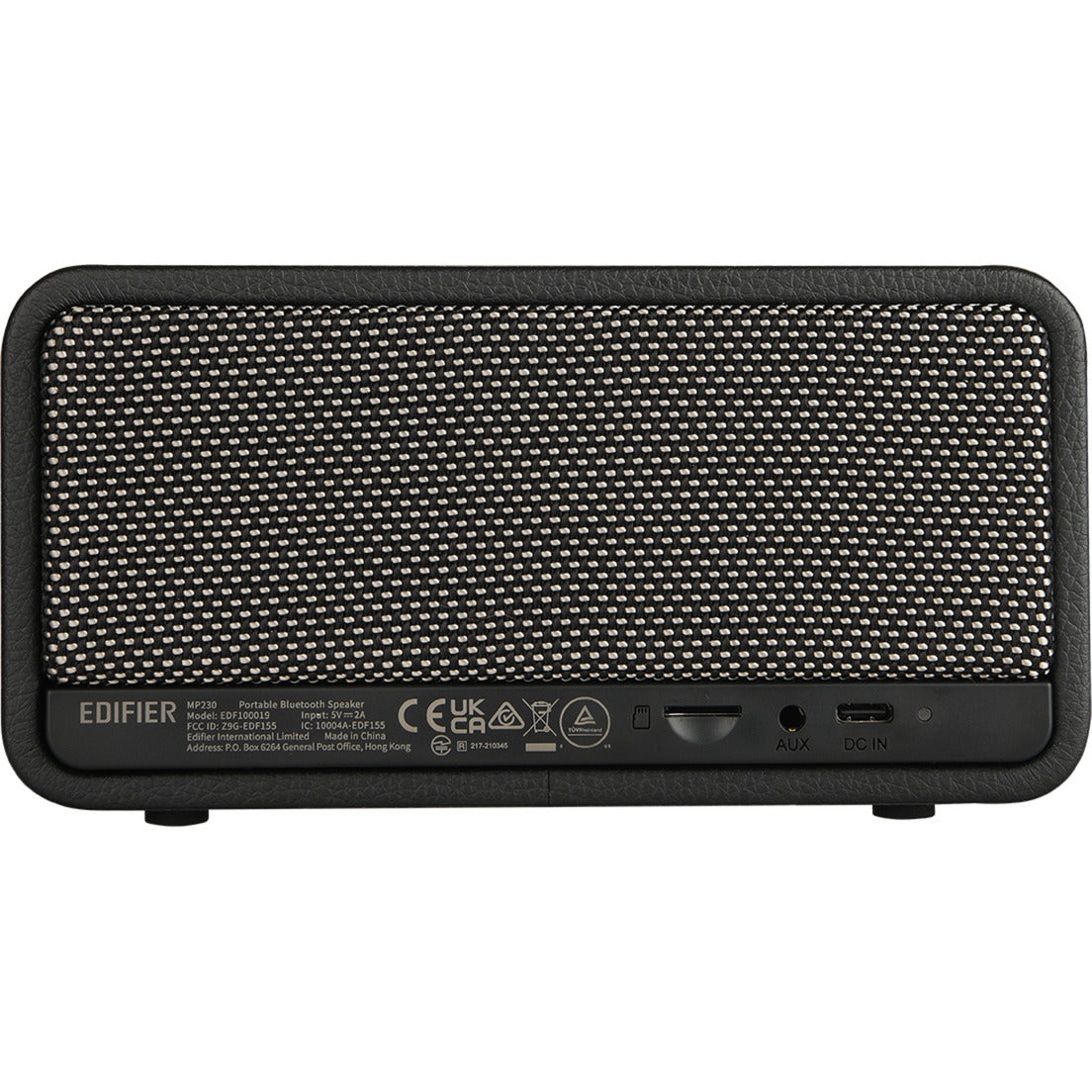 Głośnik głośnikowy Bluetooth Edifier MP230 retro (czarny, Bluetooth, microSD, AUX, USB-C)