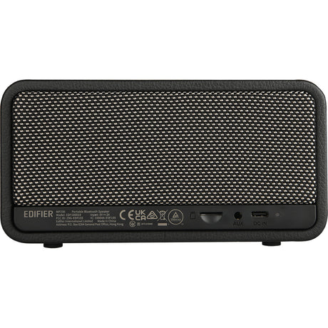 Głośnik głośnikowy Bluetooth Edifier MP230 retro (czarny, Bluetooth, microSD, AUX, USB-C)