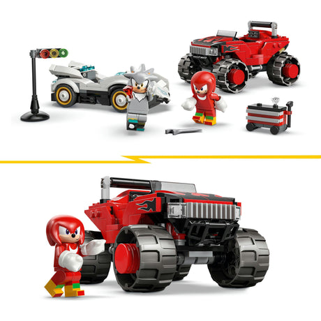Lego Sonic the Hedgehog 77118 Samochód Silvers kontra Monster Truck Knucklesa