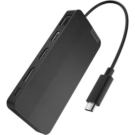 Stacja dokująca podróżna Lenovo USB-C na 2 ekrany (z adapterem) stacja dokująca (czarna)