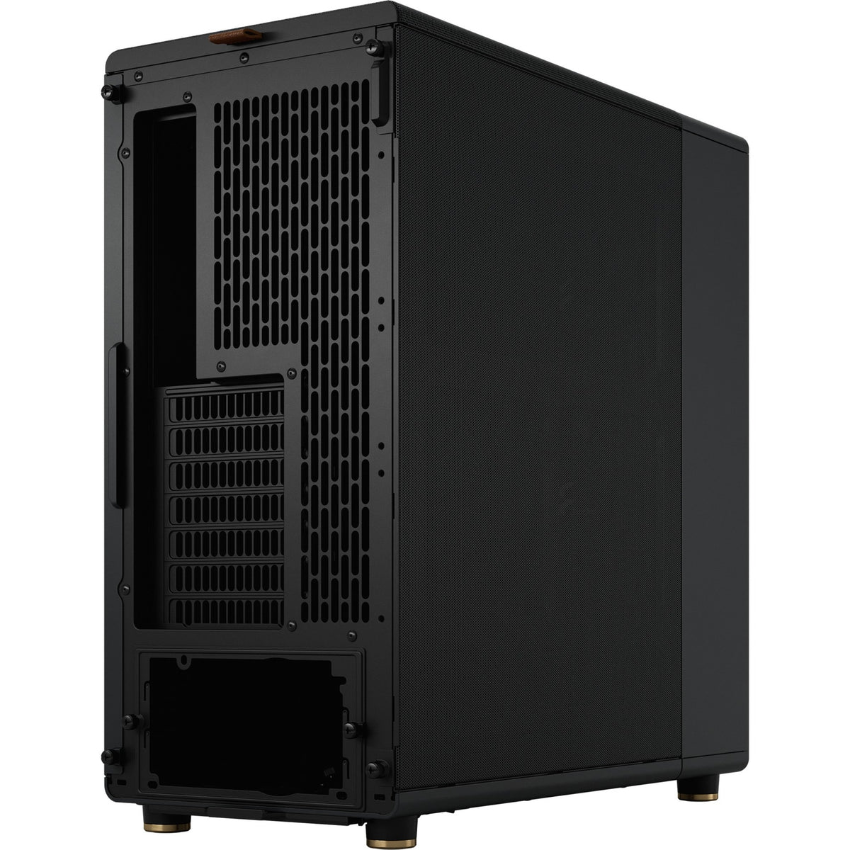 Obudowa North Midi Tower o konstrukcji fraktalnej (kolor czarnego drewna | 2x USB-A | 1x USB-C)