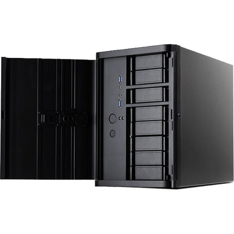 Obudowa mini tower Silverstone sst-ds380b (czarna | 2x USB-A)