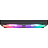 Wentylatory rdzeniowe Nzxt f280 rgb (czarne, 2 sztuki, 280 x 140 x 26 mm)