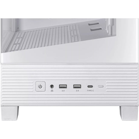 Obudowa midi tower Asus a31 plus (biała | 2x USB-A | 2x USB-C | szkło hartowane)