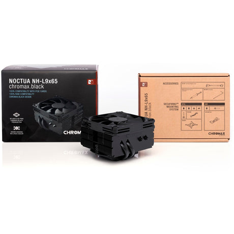 Chłodnica procesora Noctua nh-l9x65 chromax.black (czarna, 4-pinowe złącze PWM)