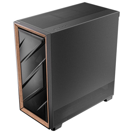 Obudowa Antec Flux Midi Tower (czarna | 2x USB-A | 1x USB-C | szkło hartowane)