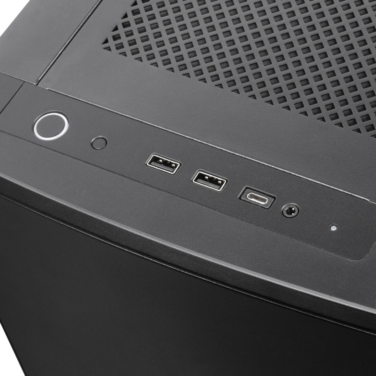 Obudowa midi tower Silverstone seta q1 (czarna | 2x USB-A | 1x USB-C)