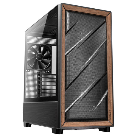 Obudowa Antec Flux Midi Tower (czarna | 2x USB-A | 1x USB-C | szkło hartowane)