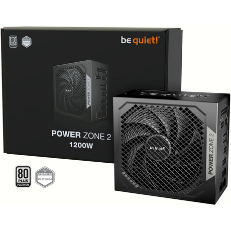 Bądź cicho! modułowy zasilacz Power Zone 2 o mocy 1200 W (czarny, 1x 12V-2x6, 3x pcie)