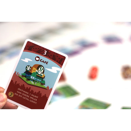 Gra w kości White Goblin Machi Koro (holenderski, 2 - 5 graczy, 40 minut, od 7 lat)