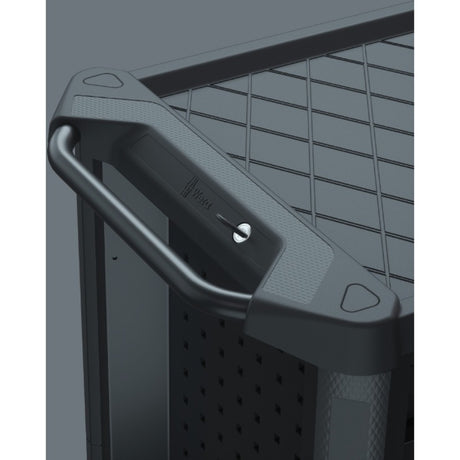 Wózek warsztatowy Wera 9700 Tool Rebel 1, 94-częściowy wózek narzędziowy (czarny, z 4 wkładkami z pianki gumowej z narzędziami)