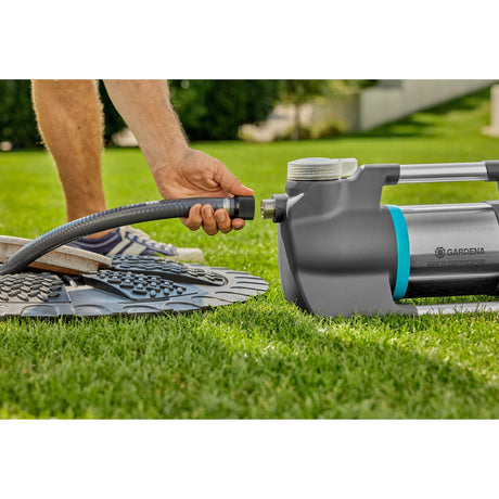 Pompa do podlewania Gardena 6300 cichycomfort (ciemnoszara stal nierdzewna, 1050 watów | Bluetooth)