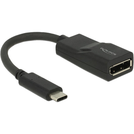 Delock Adapter USB-C > displayport (czarny, tryb dp alt, 4k 60 hz)