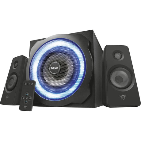 Trust GXT 629 Tytan Zestaw głośników 2.1 z podświetleniem RGB Głośnik do komputera (czarny)