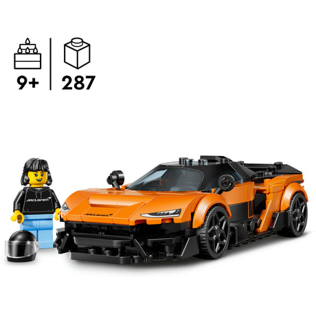 Lego® Speed Champions McLaren W1 – prawdziwy supersamochód z 1 minifigurką - samochód wyścigowy - 77257