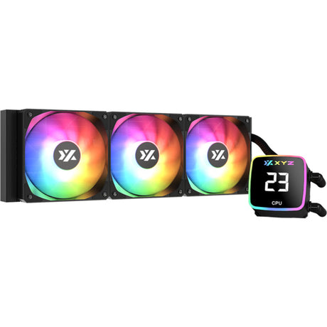 Chłodzenie wodne Xyz PC Gear Aquapulse Aio 360 (czarny, argb, pwm)