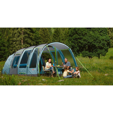 Namiot Coleman Meadow 4l - namiot 4-osobowy - namiot zaciemniający - szaro-niebieski