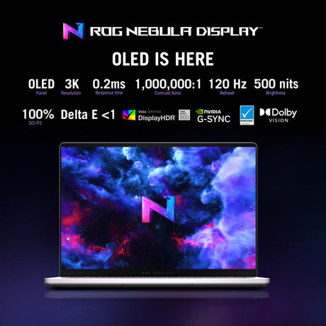 Laptop do gier Asus Rog Zephyrus G14 Ga403um-QS024W 14 Copilot+ (biały | Ryzen 9 270 | RTX 5060 | 16 GB | 1 TB SSD | OLED)