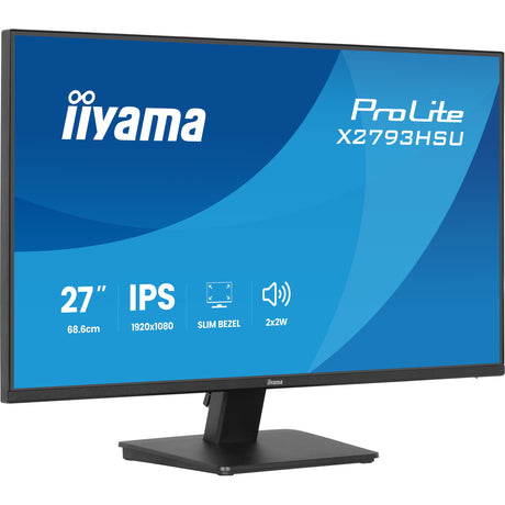 Monitor Iiyama prolite x2793hsu-b1 27 (czarny (matowy), 120 Hz, HDMI, Display Port, USB, audio)