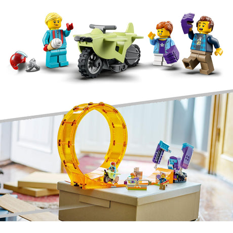 Lego City — zabawka konstrukcyjna z szympansem, który robi pętlę (60338)
