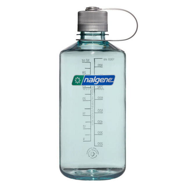 Butelka na wodę Nalgene z wąskimi ustami, 1-litrowa butelka do picia (jasnoniebieska)