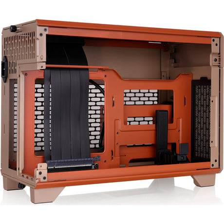Obudowa mini tower Thermaltake tr100 żwirowo-piaskowa (jasnobrązowy | 2x USB-A | 1x USB-C)