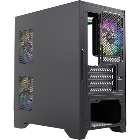 Obudowa Xyz pc gear Titanium View Lite Midi Tower (czarna | 2x USB-A | szkło hartowane)