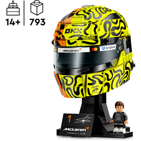 LEGO Editions Kask drużyny McLaren Mastercard F1 firmy Lando Norris dla dzieci 43023
