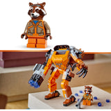 Lego Marvel - zabawka konstrukcyjna zbroi mecha rakietowego (76243)