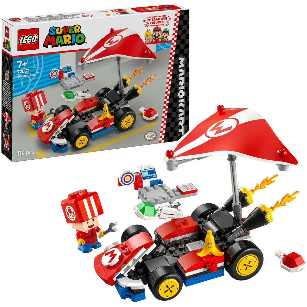 LEGO Super Mario 72032 Standardowy gokart Mario Kart