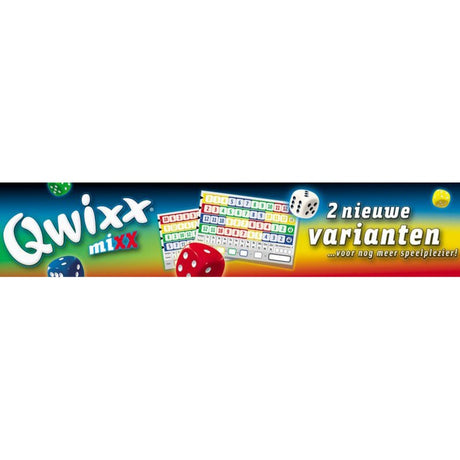 Gra w kości White Goblin qwixx mixx (holenderski, dodatek, 2 - 5 graczy, 15 minut, od 8 lat)