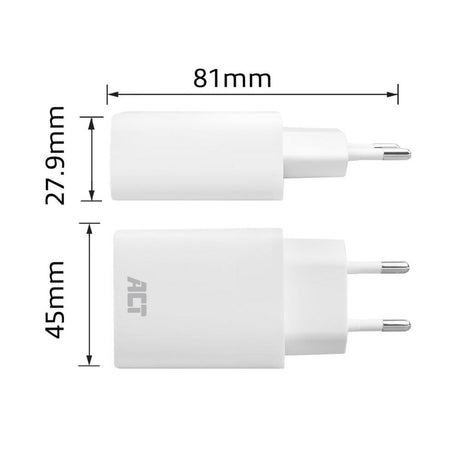 Ładowarka USB działa w kolorze białym