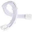 Kabel przedłużający Silverstone sst-pp07e-pci8w-v2, pcie 8pin (6+2) (biały, 30 centymetrów)