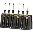 Elektronika Wera 1550 6 ESD - wkrętaki + uchwyt, 6 sztuk (czarno-żółty)