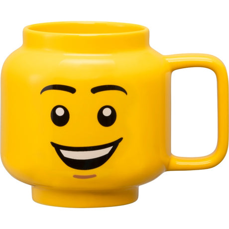 Kubek ceramiczny Lego Room Copenhagen - Happy Boy, duży (żółty)